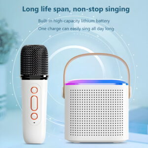 Y1 Mini RGB USB Rechargeable Wireless Karaoke Speaker