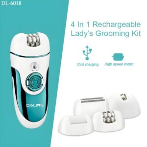 Daling DL-6018 Epilator 4-In-1 Multi-Functional Rechargeable Ladies’ Grooming Kit