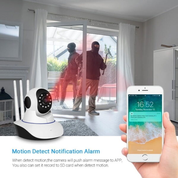 HD 1080P WiFi IP Camera with Night Vision, Smart Auto Tracking - Image 4