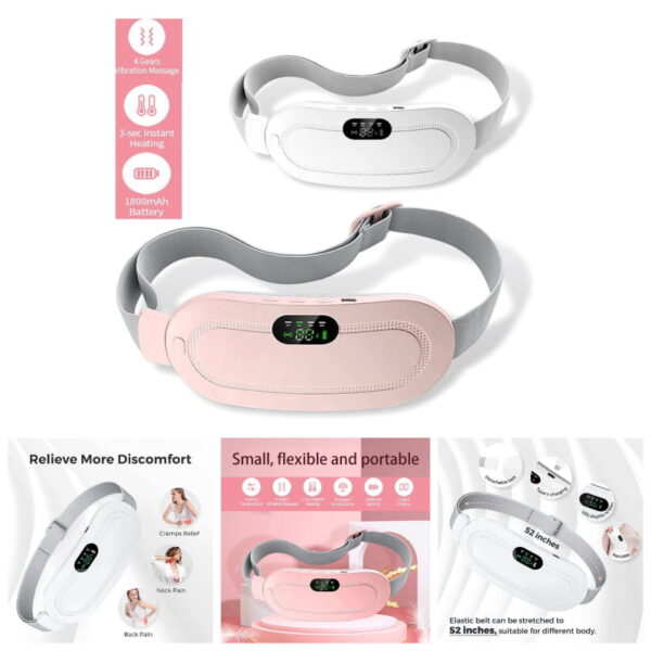 Smart Menstrual Heating Pad with Vibrating Relief - Image 4
