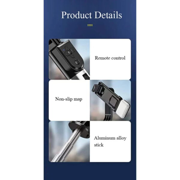 P170S Neepho Original Selfie Stick + Tripod Compatible with iPhone Android for Selfies, Video Recording Vlog - Image 5
