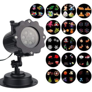 LED Projection Light with 16 Patterns