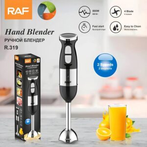 R.319 RAF 4-Blade Fast Start 2-Speed Level 800W Electric Hand Blender (Copy)