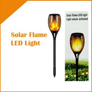 XF-6017 Solar Flame LED Light Lamp Enhance Your Outdoors With Stunning Decoration